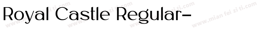 Royal Castle Regular字体转换